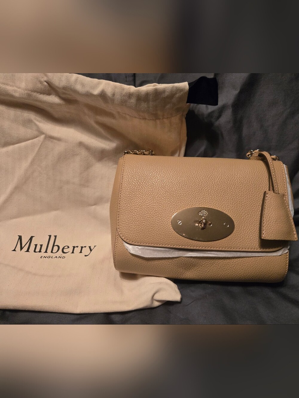 Mulberry Lily Small Classic Grain Bag In Crumpet